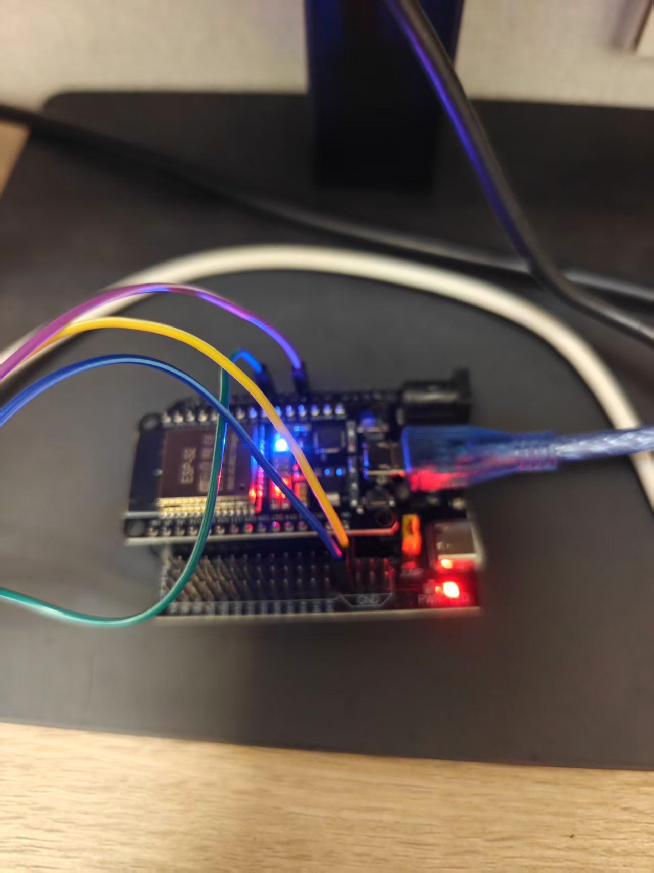 ESP32 接线实物