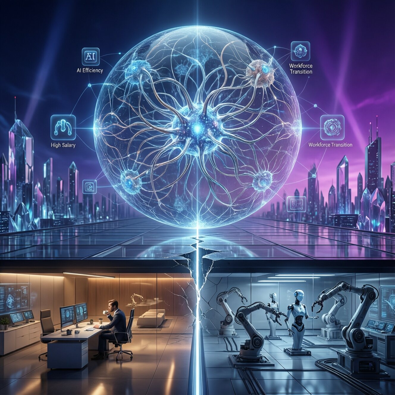 Million-yuan pay and AI layoffs: the efficiency-and-ethics predicament under technological prosperity