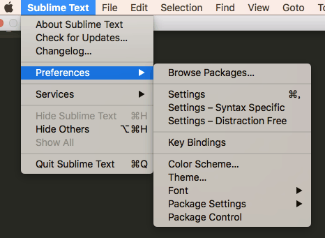 Mac sublime text 3 配置 go 开发环境