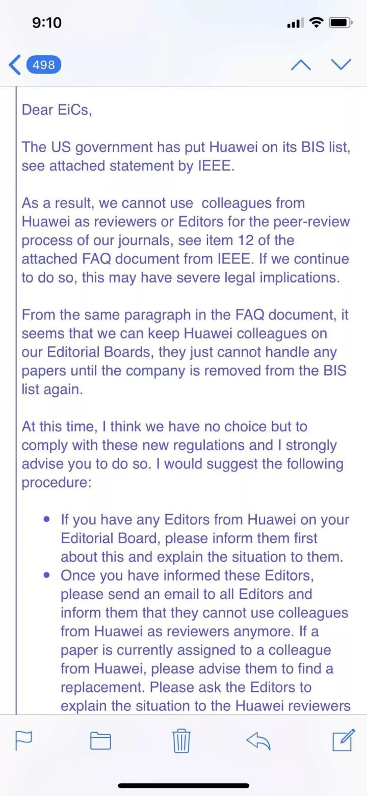 IEEE 禁止华为参与学术编辑和审稿，学术真的无国界吗？ 