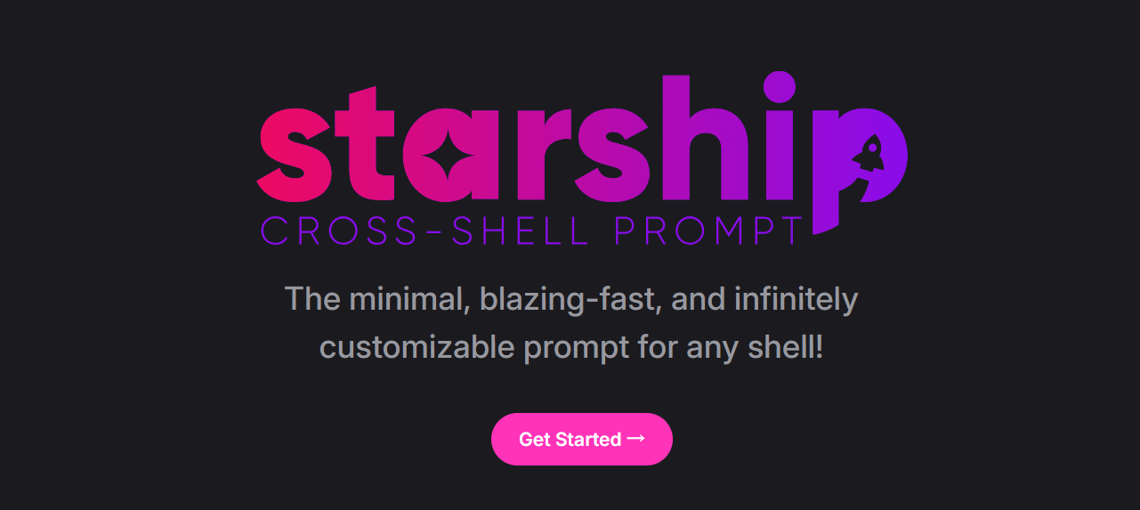 Starship terminal in action