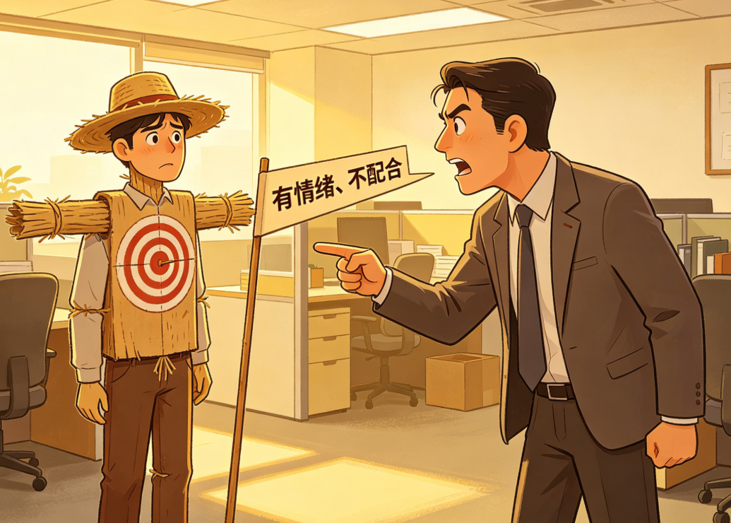 稻草人谬误与职场甩锅：一句"你想拒绝就拒绝"的教训